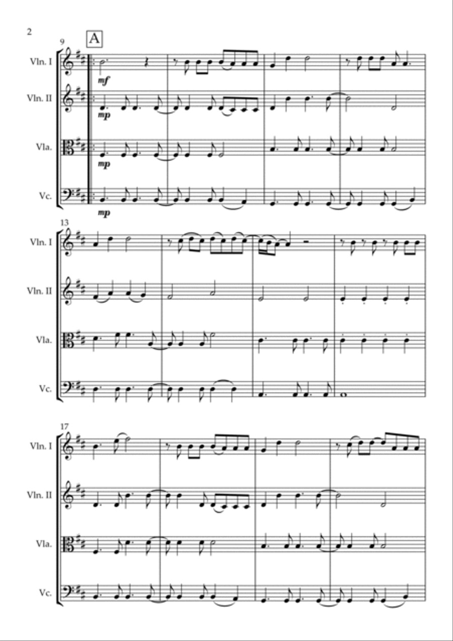 Shivers String Quartet scores gallery preview page 5