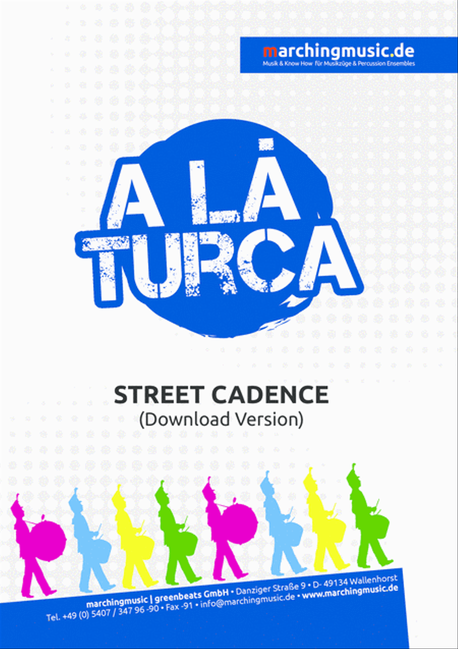 A LA TURCA (Street Cadence) Drum Set scores gallery preview page 1