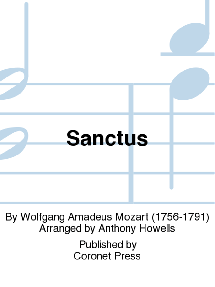 Sanctus 3-Part scores gallery preview page 1