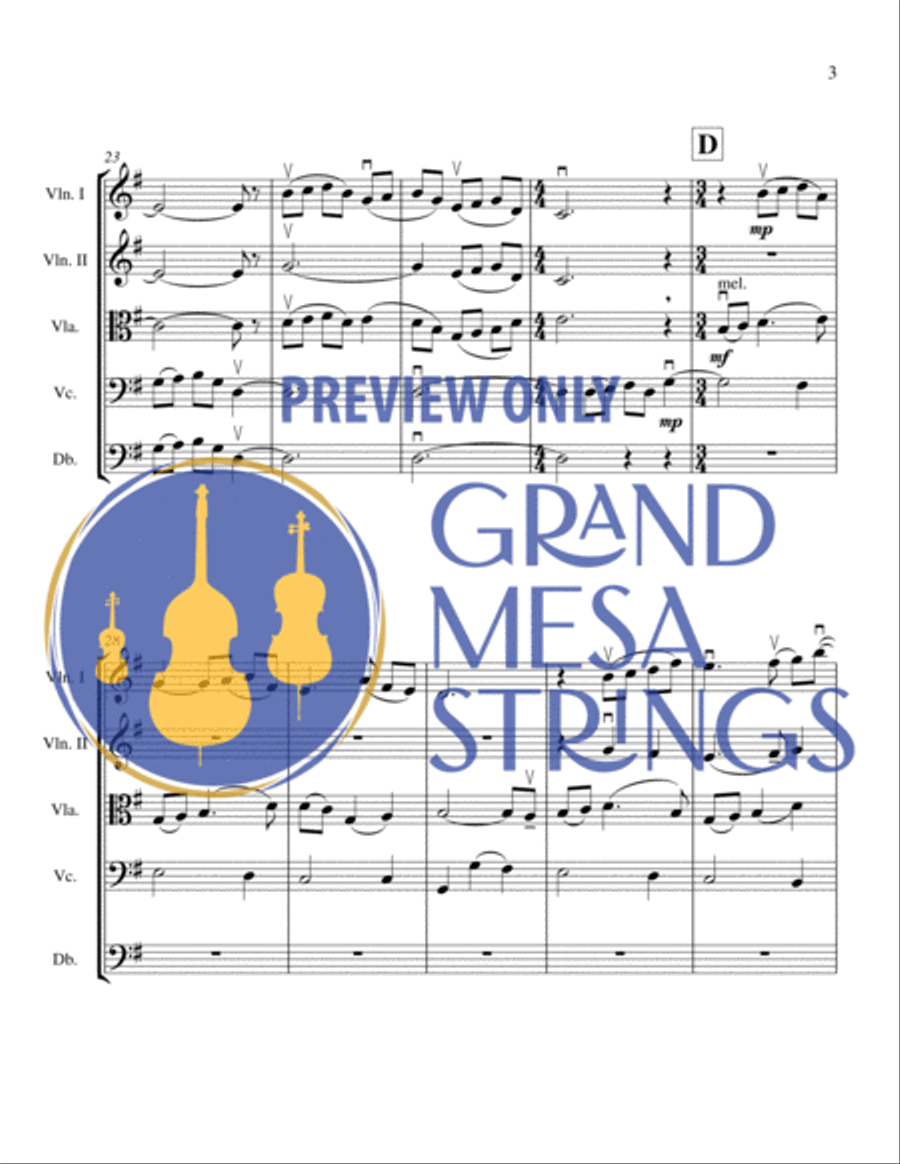 A Little Quiet Music String Orchestra scores gallery preview page 4