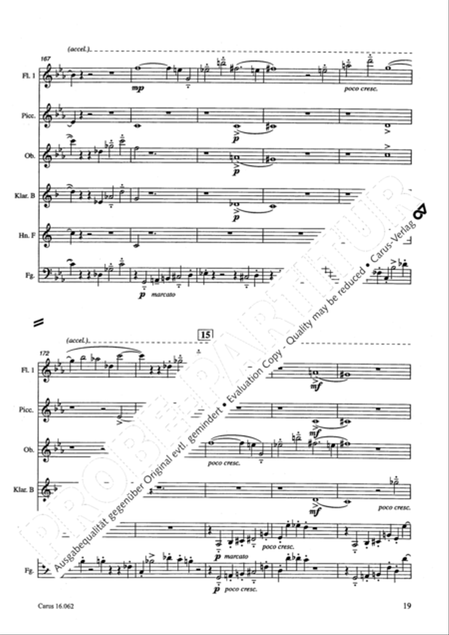 Musik fur sechs Blaser Musik fur sechs Blaser Bassoon scores gallery preview page 22