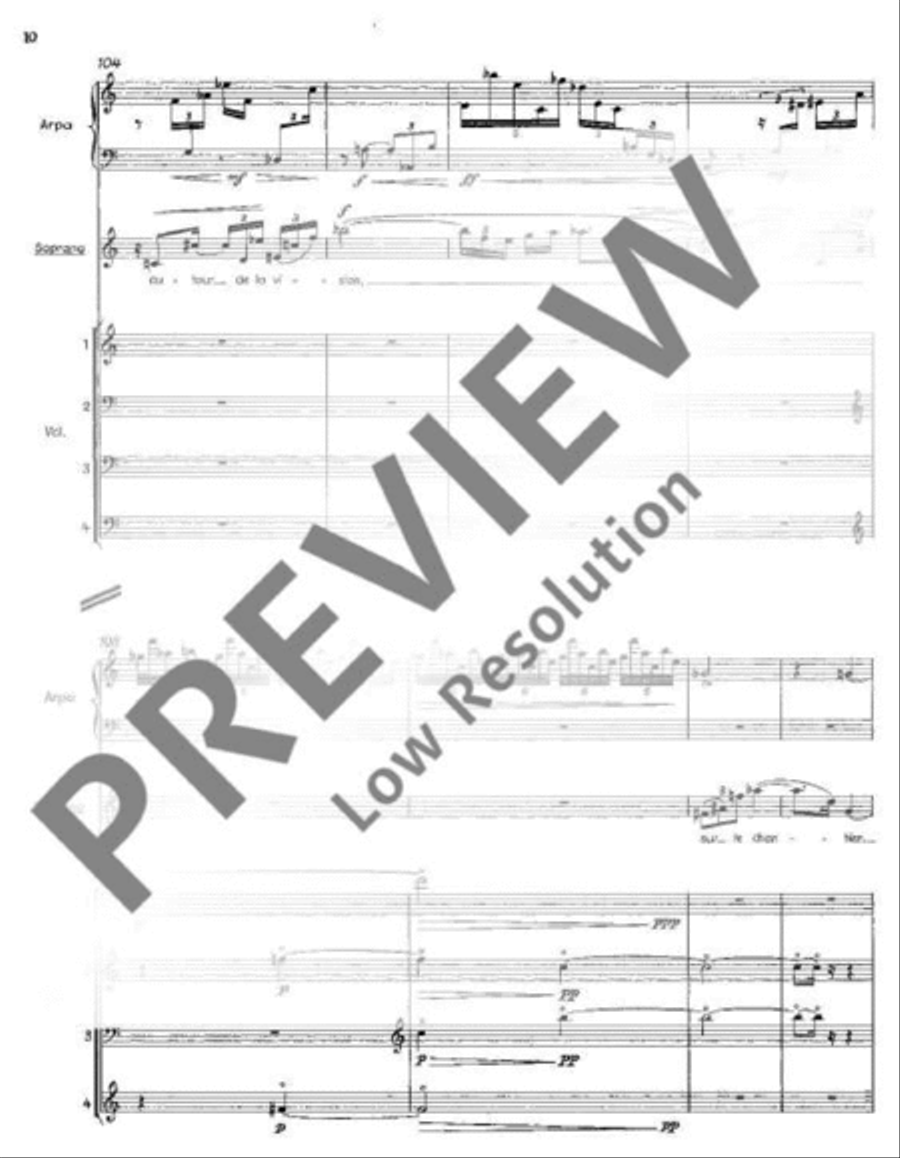 Moderne Orchester-Studien für Violine Orchestra scores gallery preview page 17