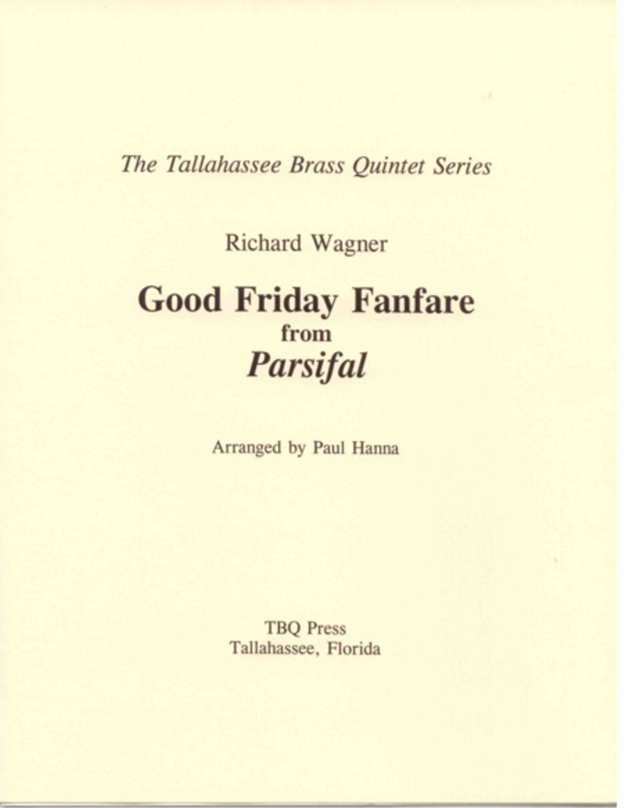 Good Friday Music from Parsifal Brass Ensemble scores gallery preview page 1