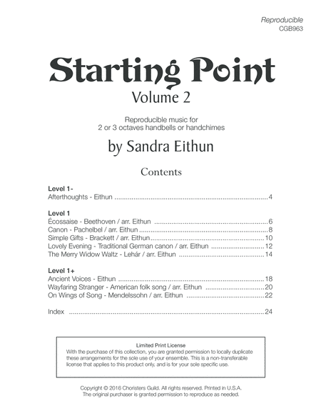 Starting Point, Volume 2 (2 or 3 oct) image number null