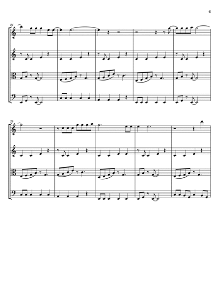 Amber String Quartet scores gallery preview page 4