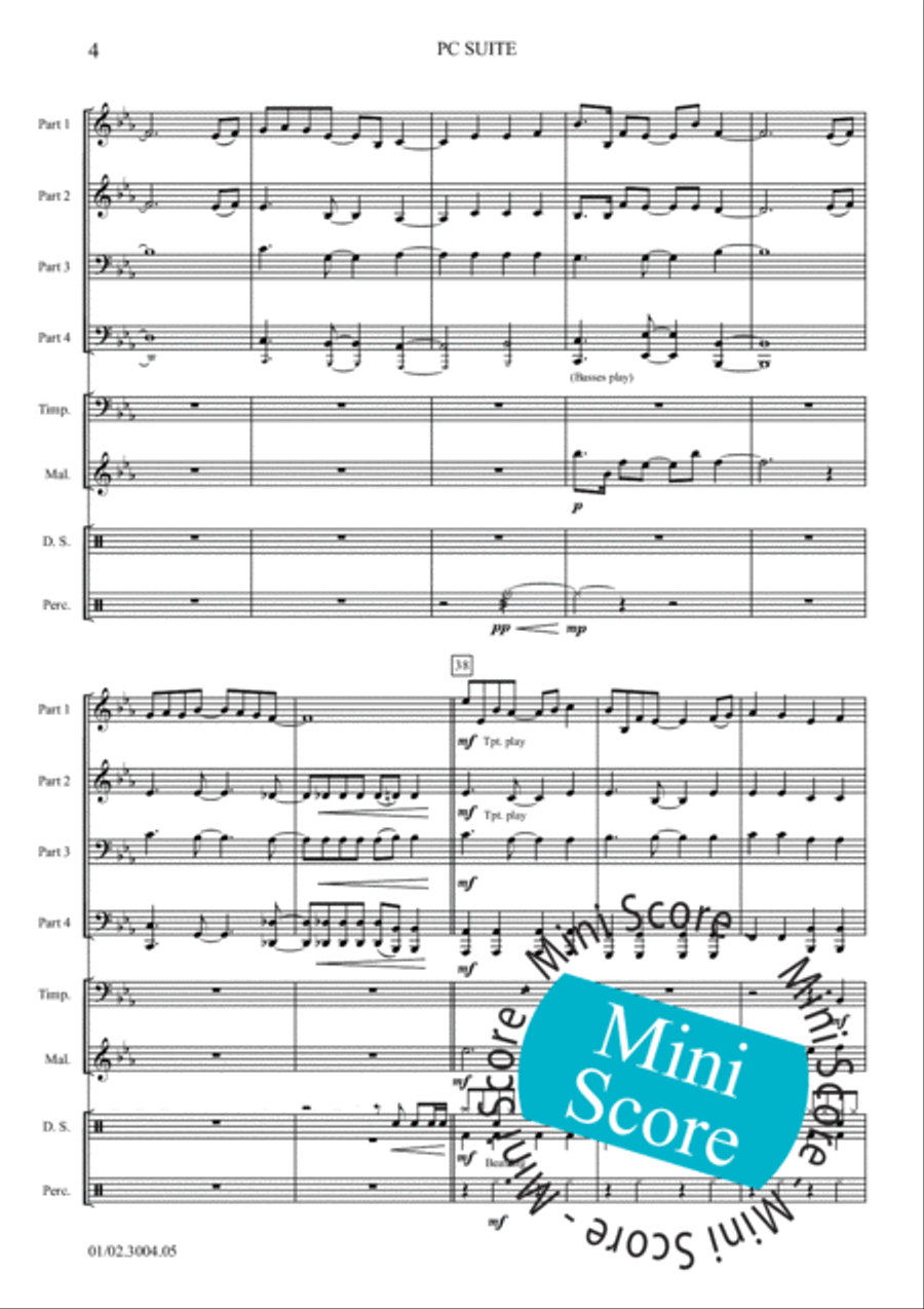 PC Suite Fanfare Band scores gallery preview page 8