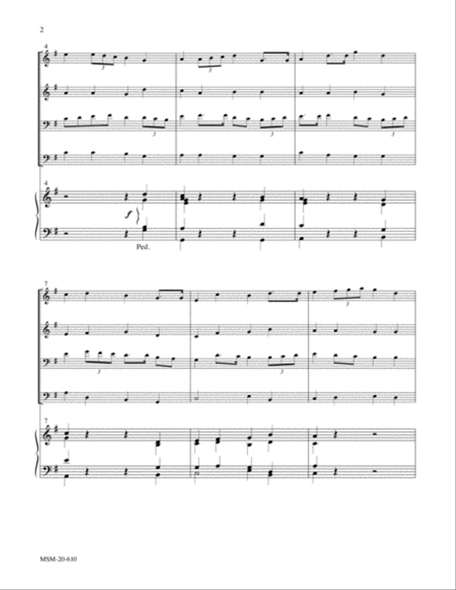 Tallis Canon: A Festive Hymn Setting Unison Choir scores gallery preview page 2