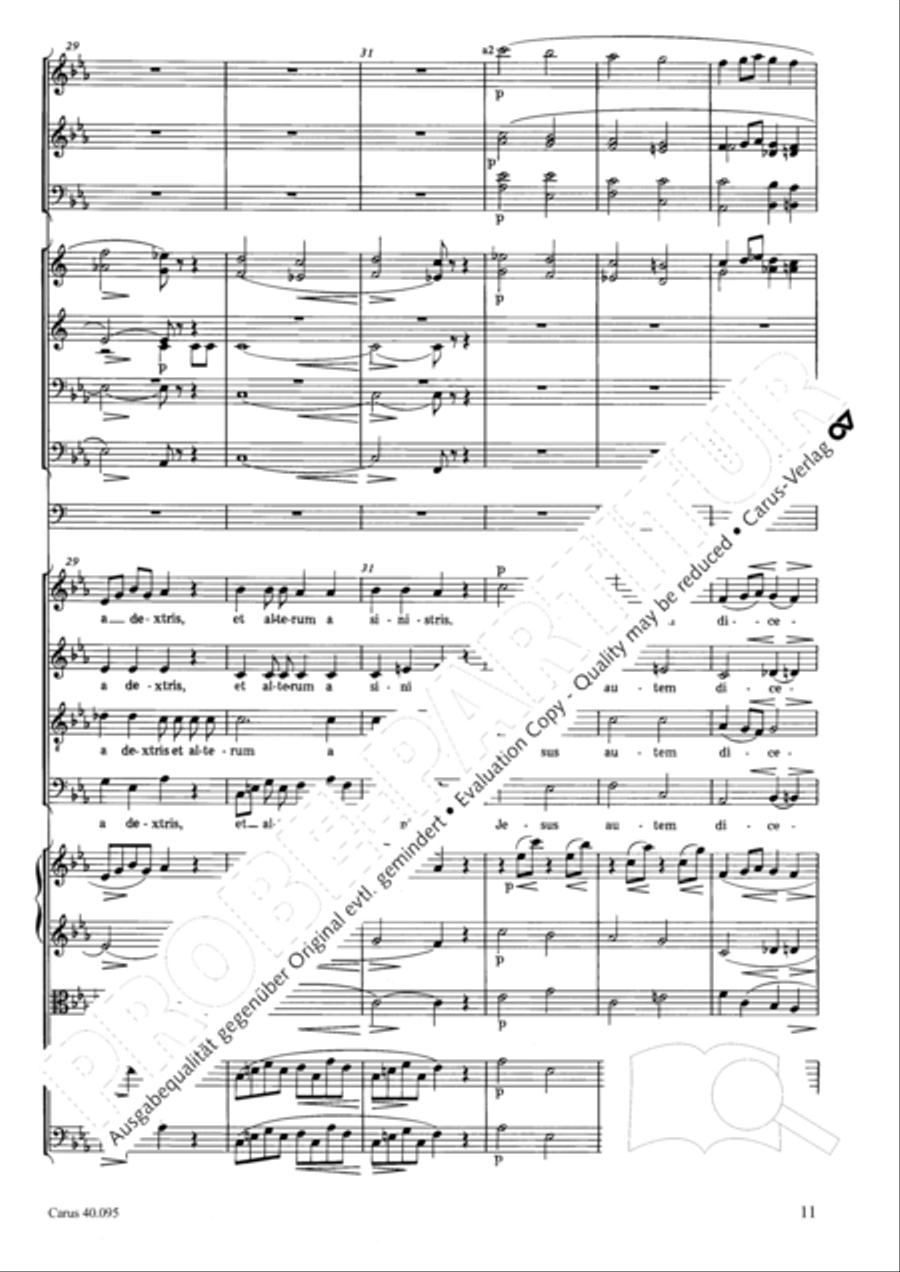 The Seven Words (Die Sieben Worte) 4-Part scores gallery preview page 26