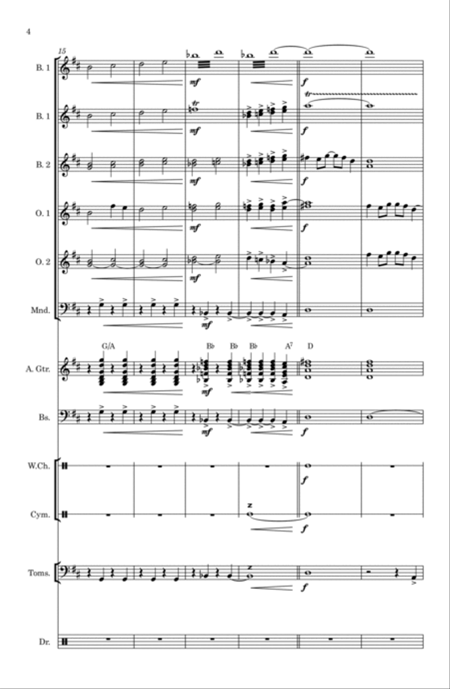 A Whole New World Large Ensemble scores gallery preview page 4