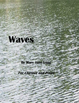 Book cover for Waves for Clarinet and Piano