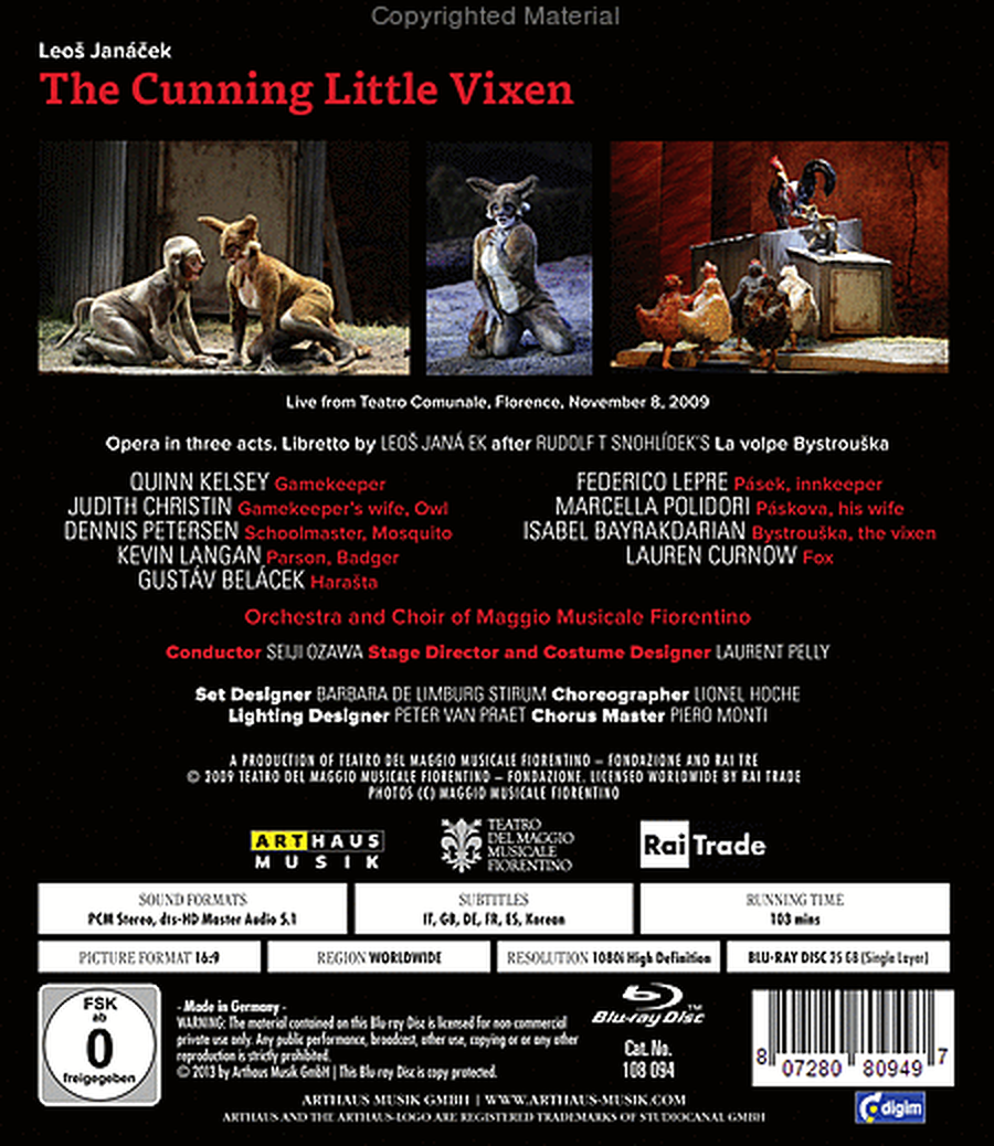 Cunning Little Vixen (Blu-Ray)