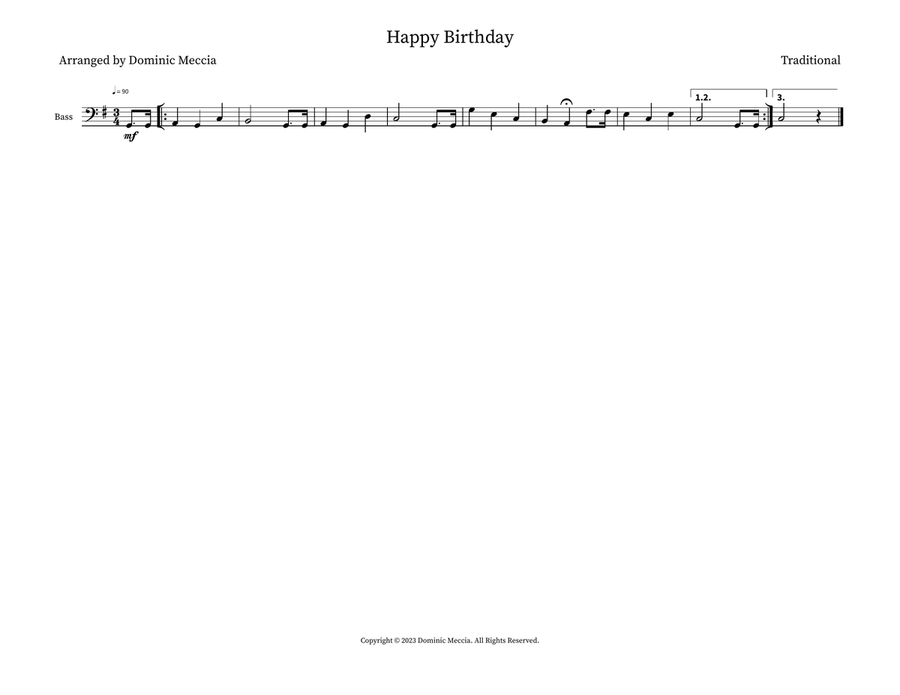 Happy Birthday