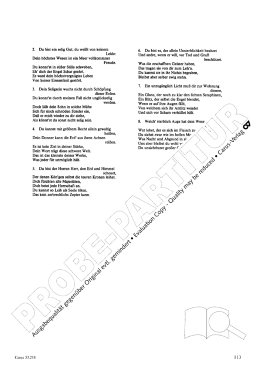 Geistliche Oden und Lieder (Gellert) Collection / Songbook scores gallery preview page 108