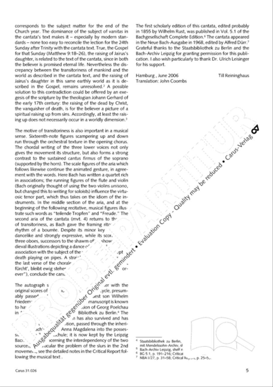 Ah, how fleeting, ah, how futile (Ach wie fluchtig, ach wie nichtig) 4-Part scores gallery preview page 6
