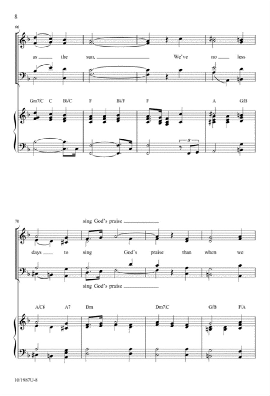 We Are One 4-Part scores gallery preview page 8