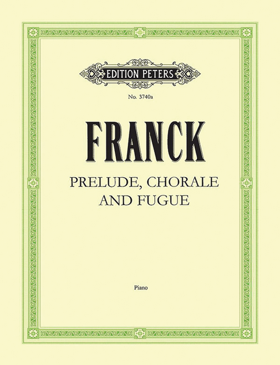 Prelude, Chorale and Fugue Piano Solo scores gallery preview page 1