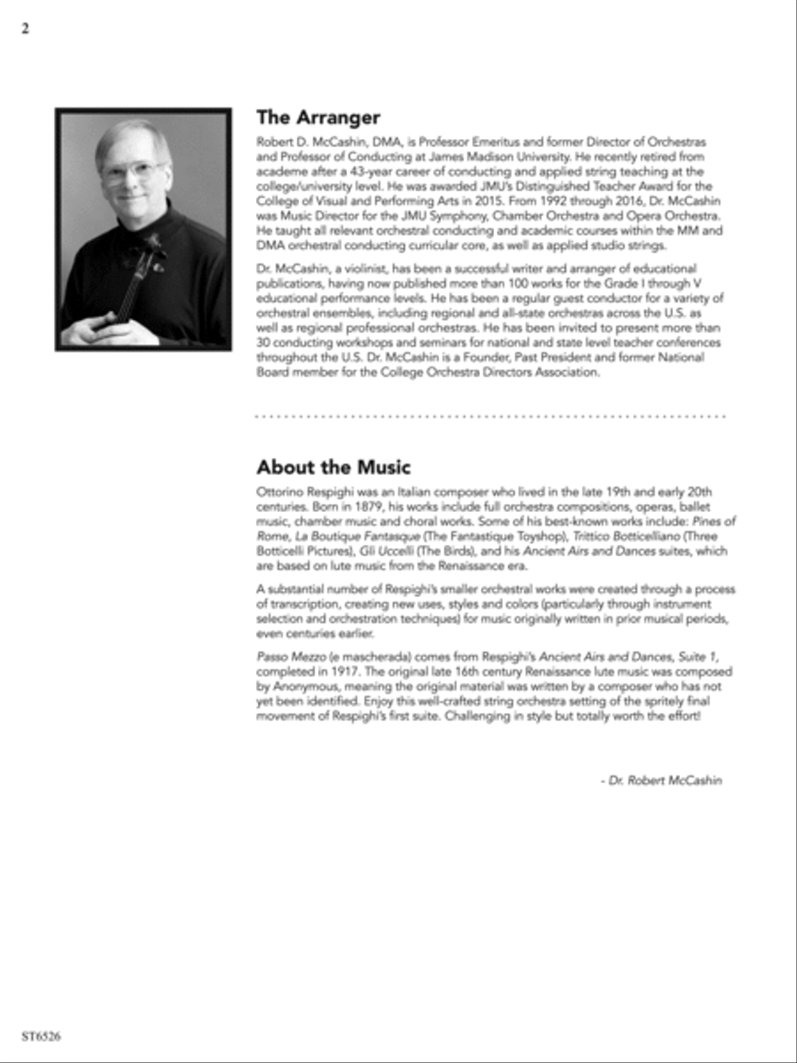 Passo Mezzo: Score String Orchestra scores gallery preview page 2