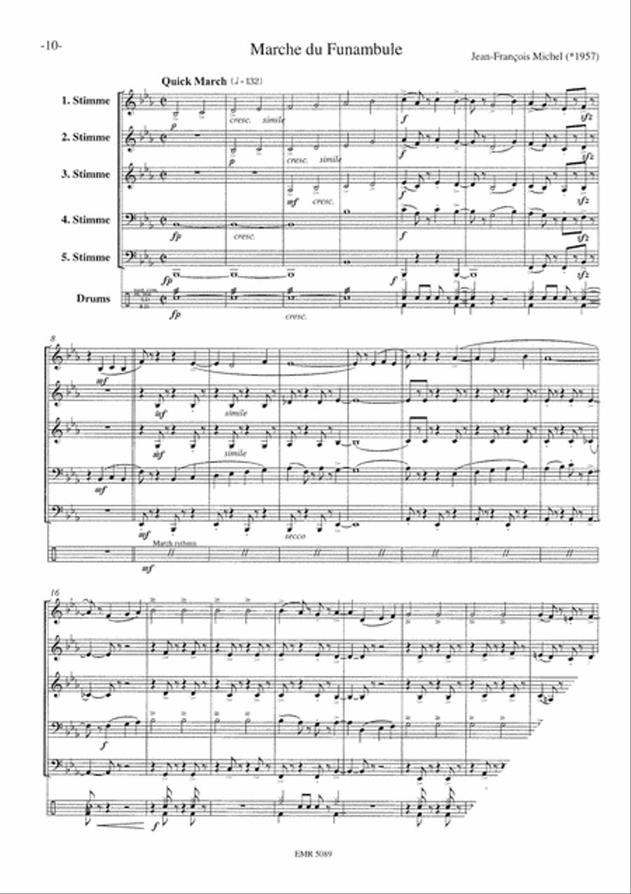Quintett Album Vol. 10 Concert Band scores gallery preview page 7