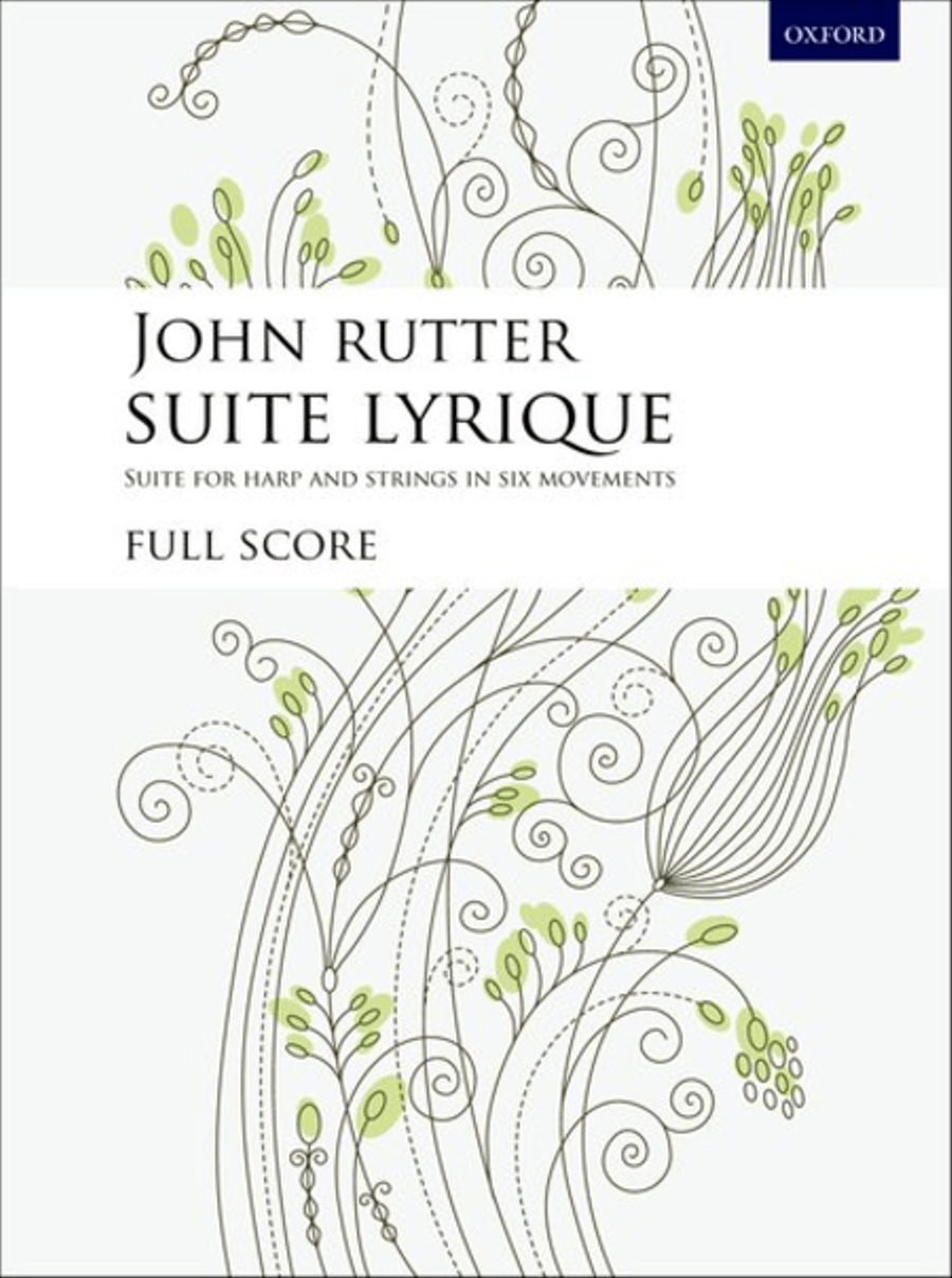 Suite Lyrique Harp scores gallery preview page 1