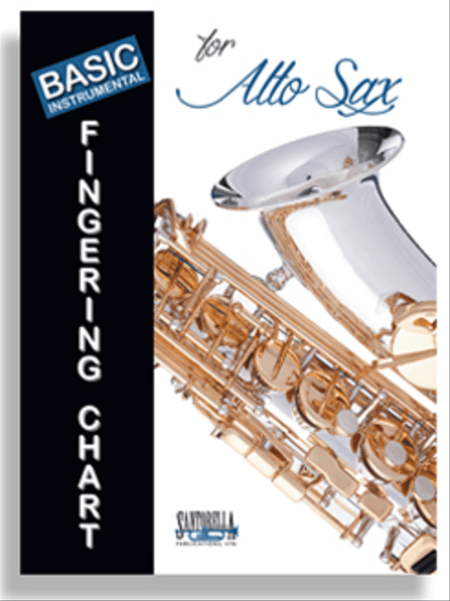 Basic Fingering Chart for Alto Sax Alto Saxophone scores gallery preview page 1