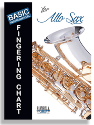 Book cover for Basic Fingering Chart for Alto Sax