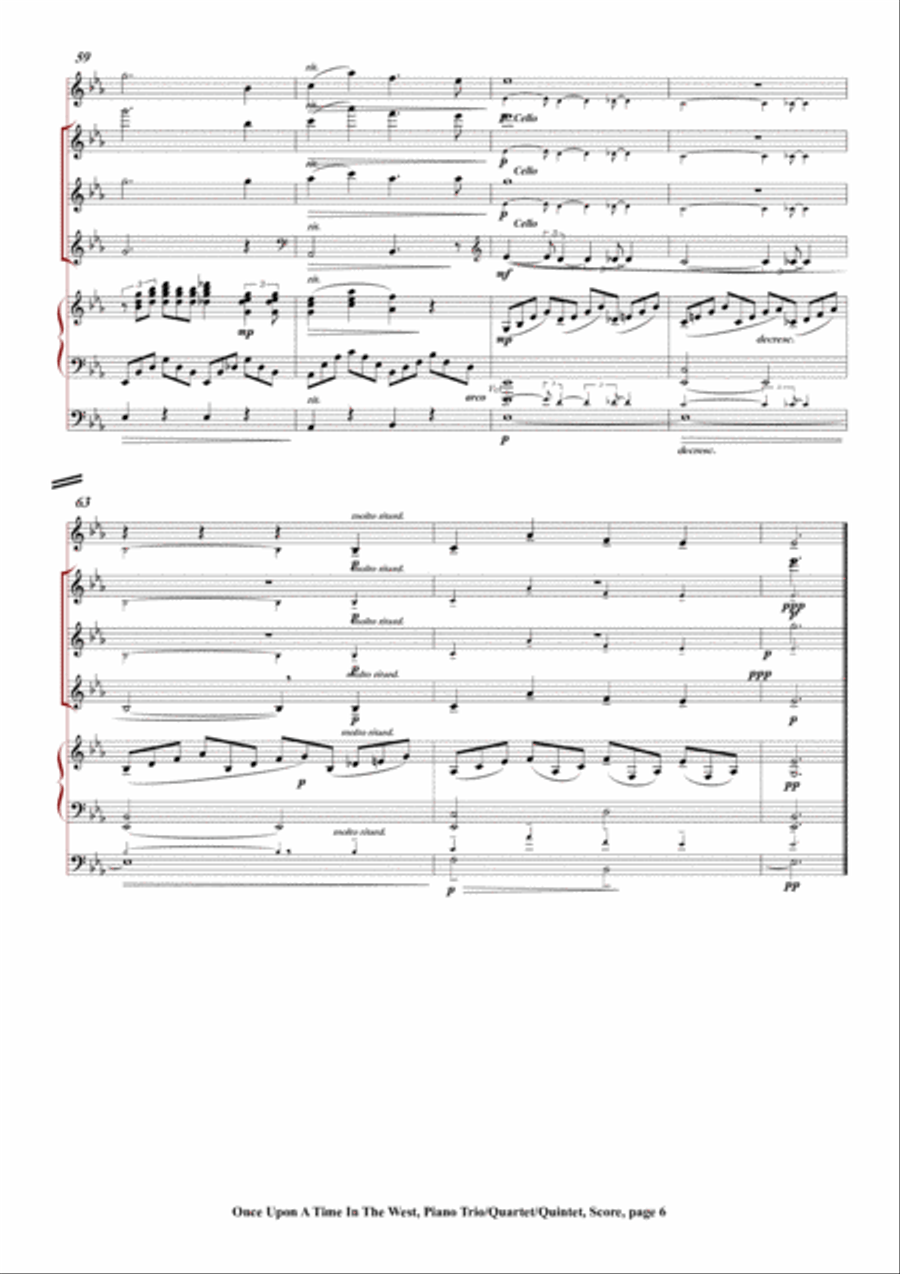 Once Upon A Time In The West Voice scores gallery preview page 6