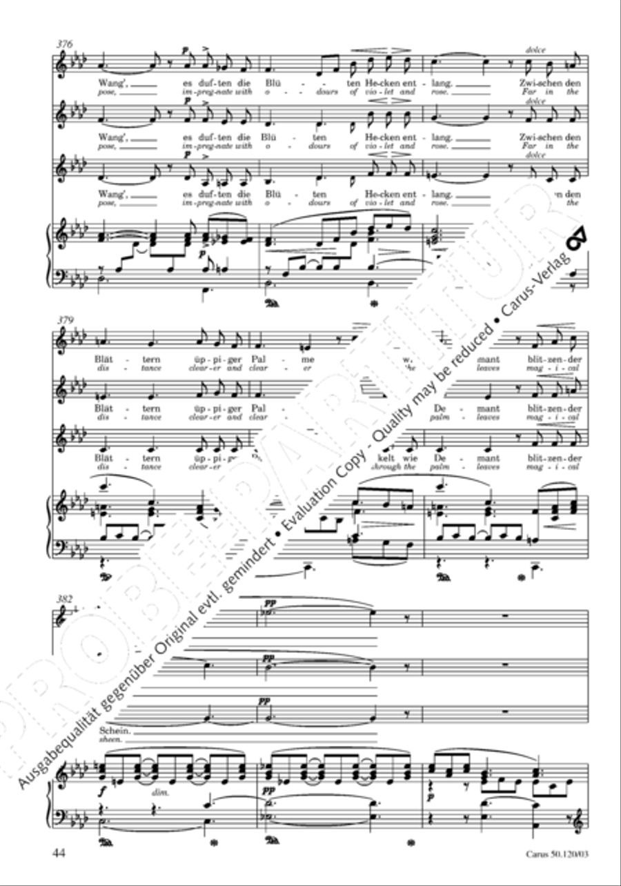 Christoforus + Das Tochterlein des Jairus (Gesamtausgabe, Bd. 9) 4-Part scores gallery preview page 45