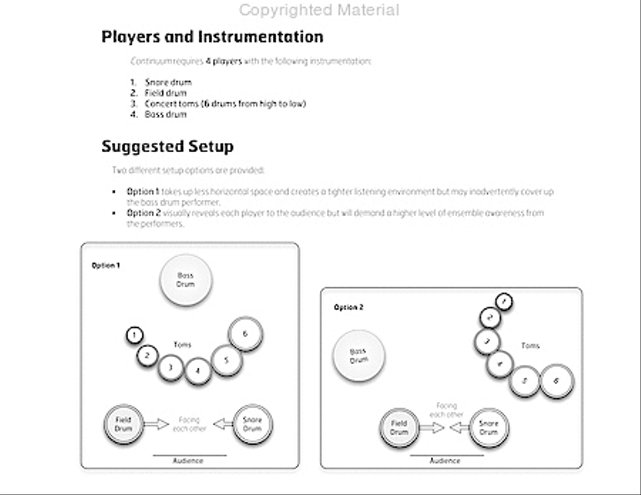 Continuum Continuum Percussion Ensemble scores gallery preview page 4