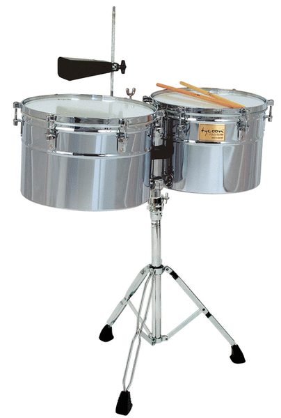 Extra-Deep Shell Chrome Timbales