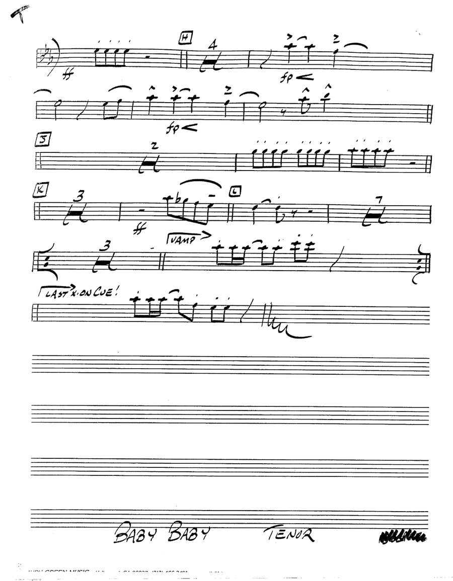 Baby, Baby Jazz Ensemble scores gallery preview page 5