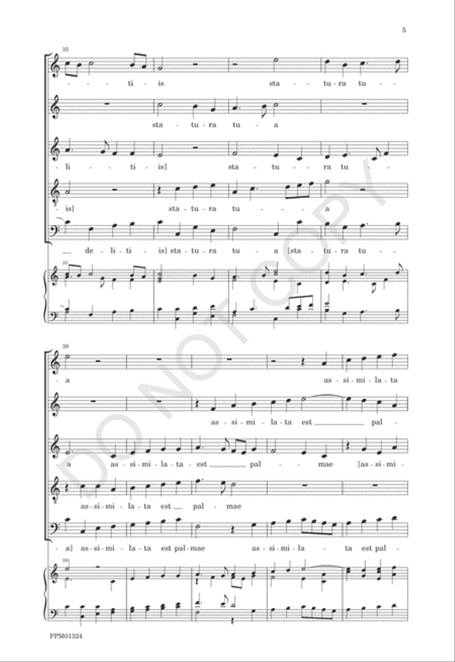 Trahe me post te SSATB scores gallery preview page 10