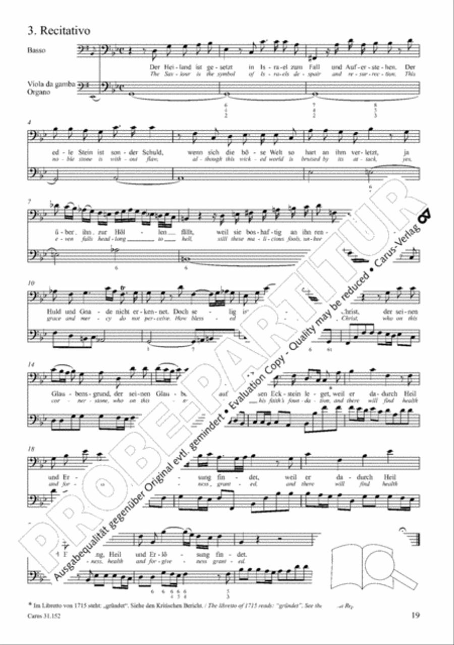 Walk on the path of faith (Tritt auf die Glaubensbahn) Orchestra scores gallery preview page 20