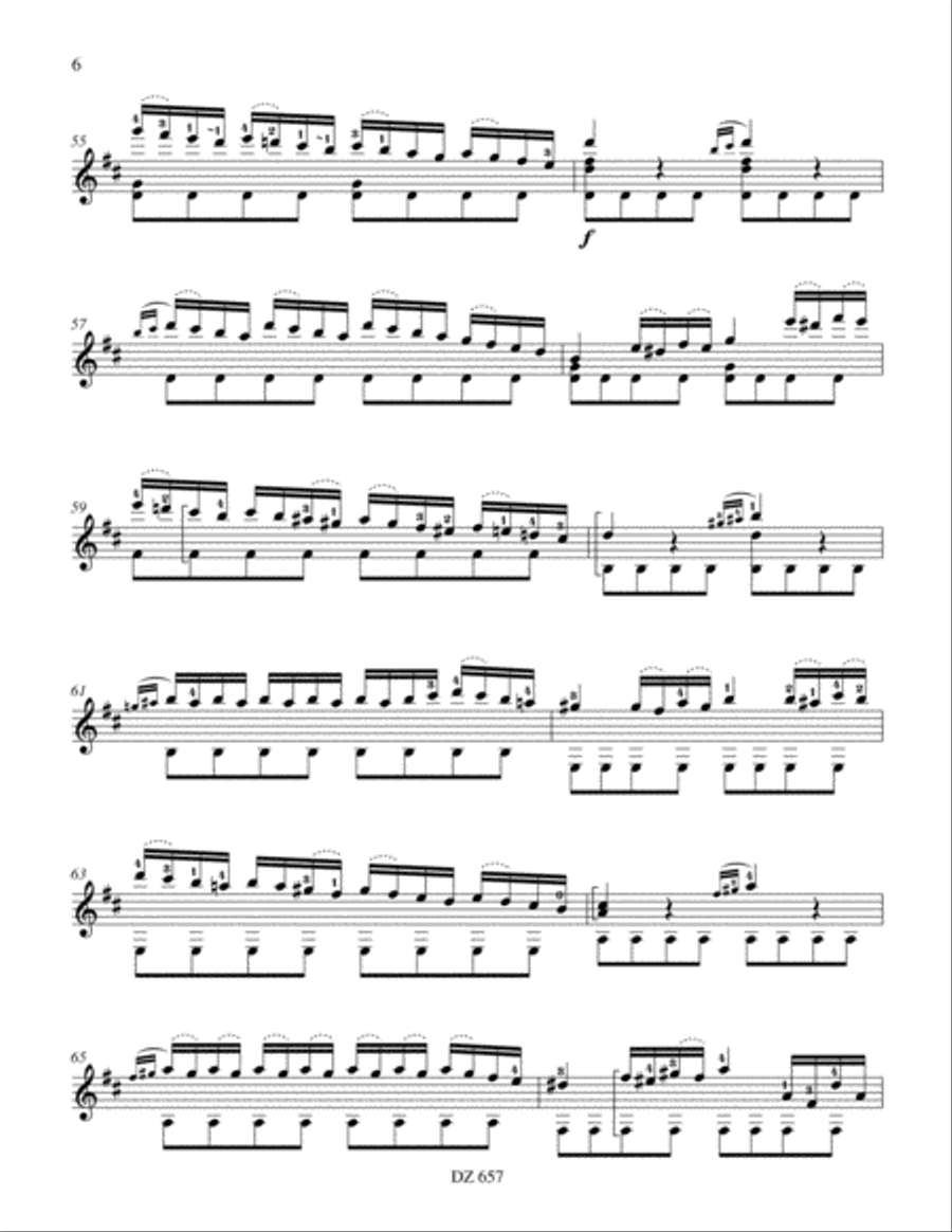 L'Italiana in Algeri Classical Guitar scores gallery preview page 6