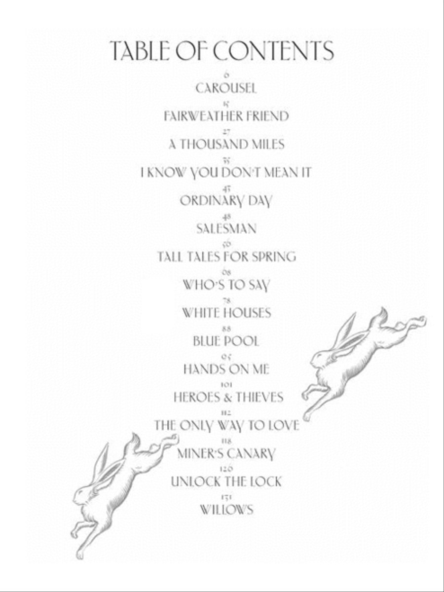 The Best of Vanessa Carlton Piano, Vocal, Guitar scores gallery preview page 5