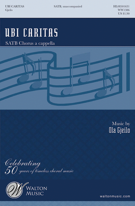 Book cover for Ubi Caritas (SATB)