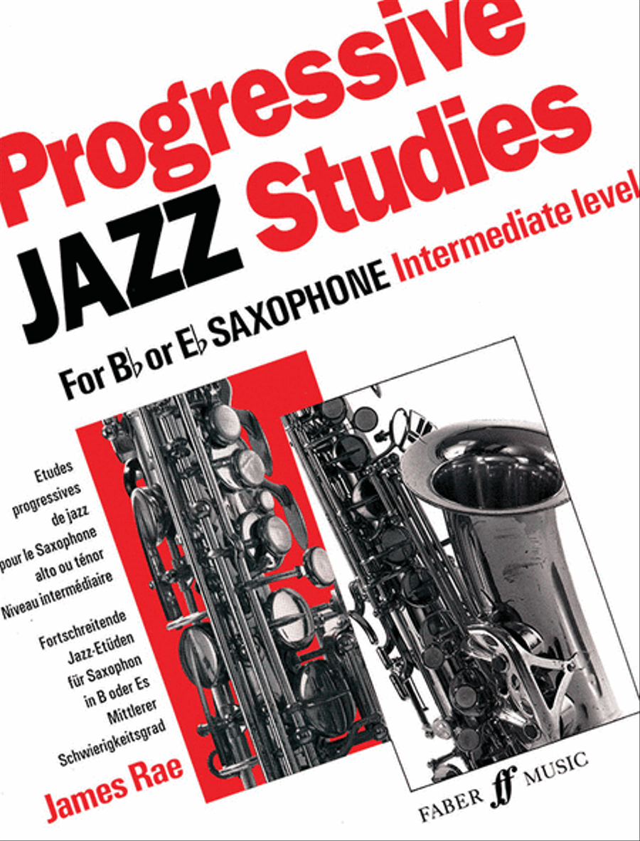 Progressive Jazz Studies for B-flat or E-flat Saxophone, Book 2 Alto Saxophone scores gallery preview page 1