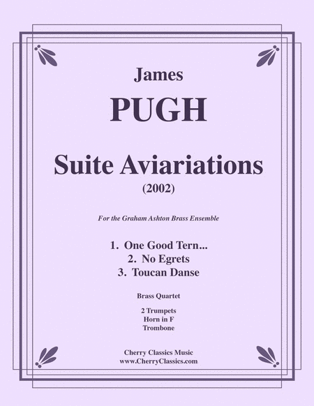 Suite Aviariations for Brass Quartet