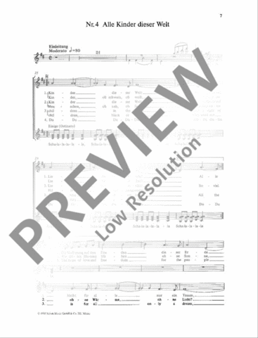 Frieden auf dieser Welt Frieden auf dieser Welt Choir scores gallery preview page 8