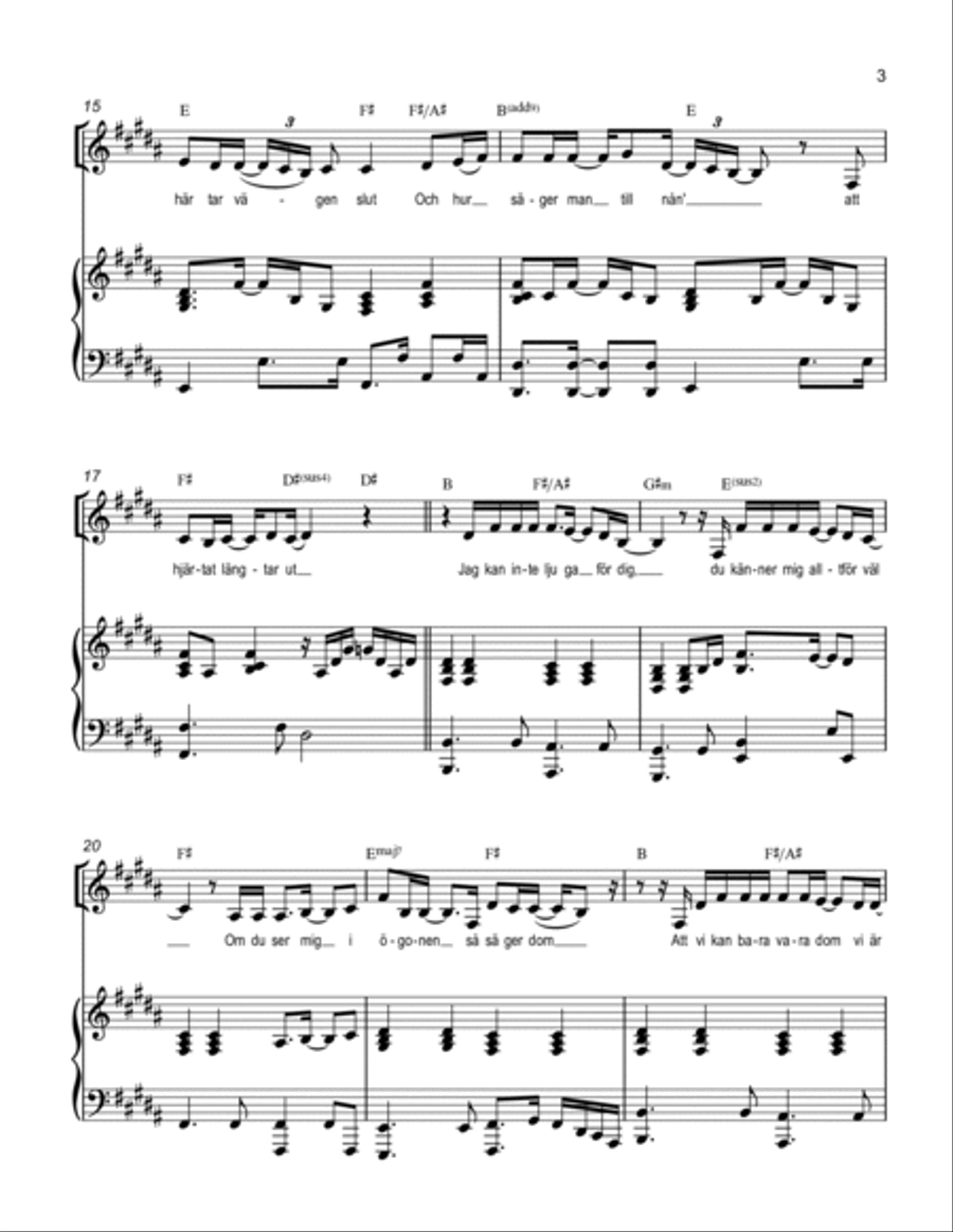 Långsamt farväl Långsamt farväl Voice scores gallery preview page 3
