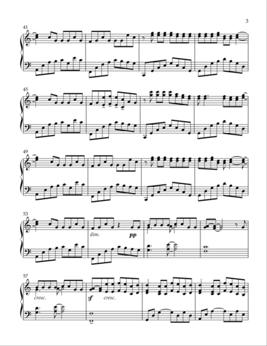 You're Losing Me Piano Solo scores gallery preview page 3