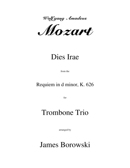 Dies Irae - from Mozart Requiem in d minor