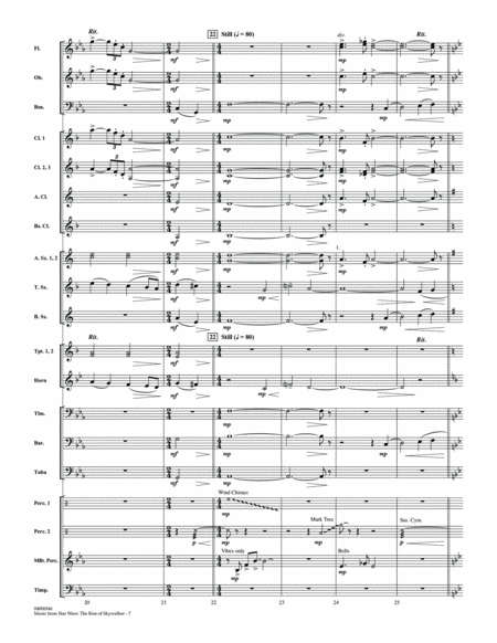 Music from Star Wars: The Rise of Skywalker (arr. Paul Murtha) - Conductor Score (Full Score)