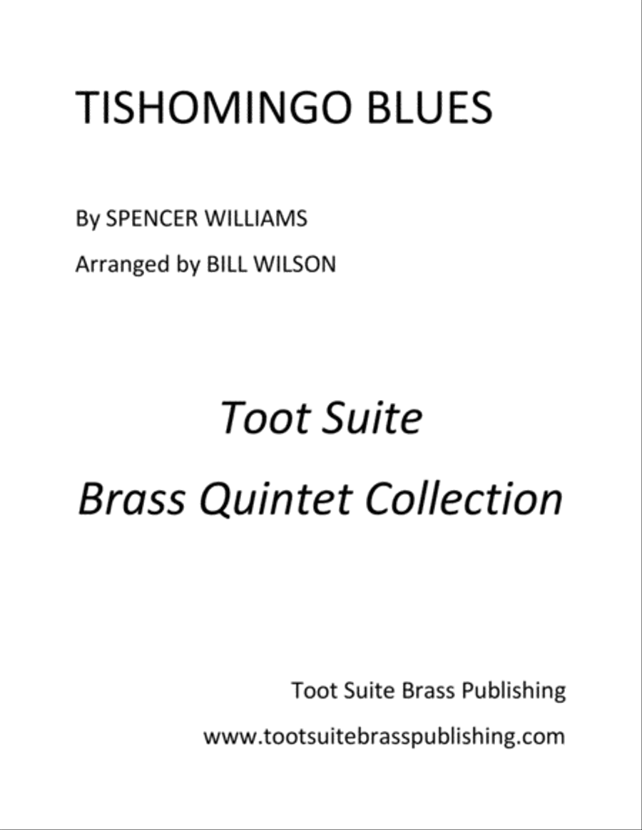 Tishomingo Blues Brass Quintet scores gallery preview page 1