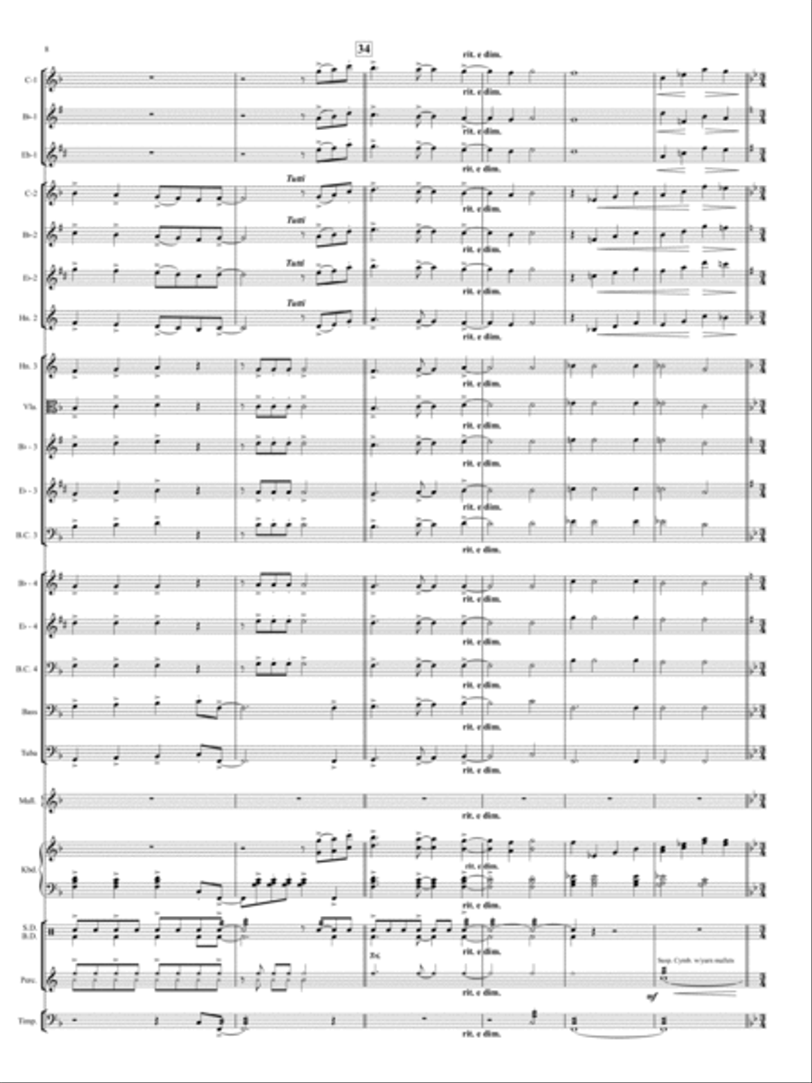 Brandon Bay Brandon Bay Concert Band scores gallery preview page 7