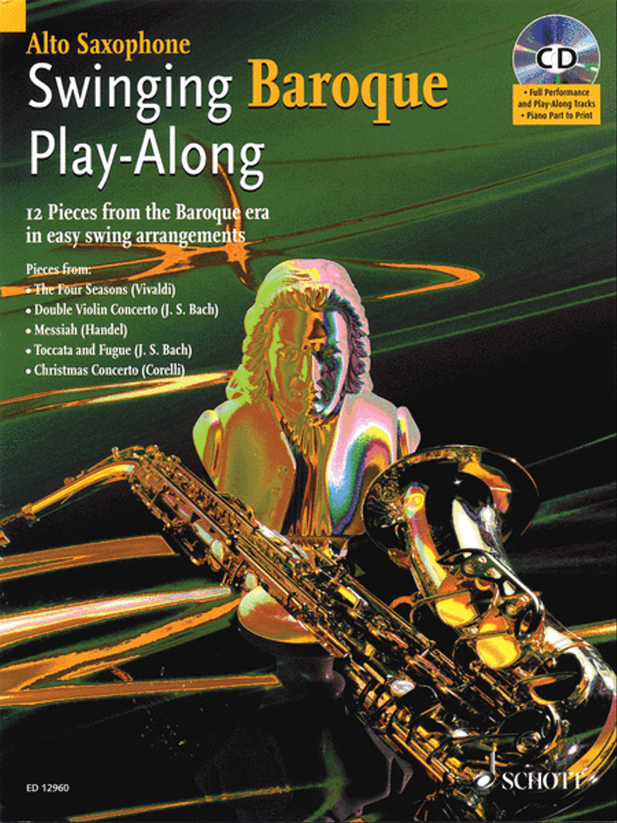 Swinging Baroque Play-Along Alto Saxophone scores gallery preview page 1
