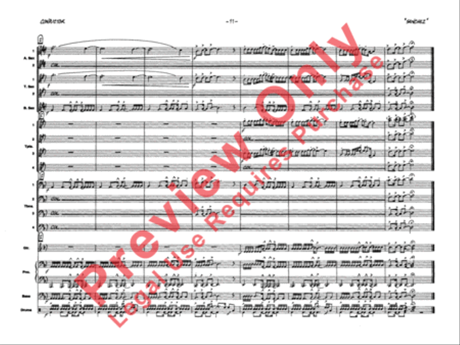 Children of Sanchez Jazz Ensemble scores gallery preview page 14