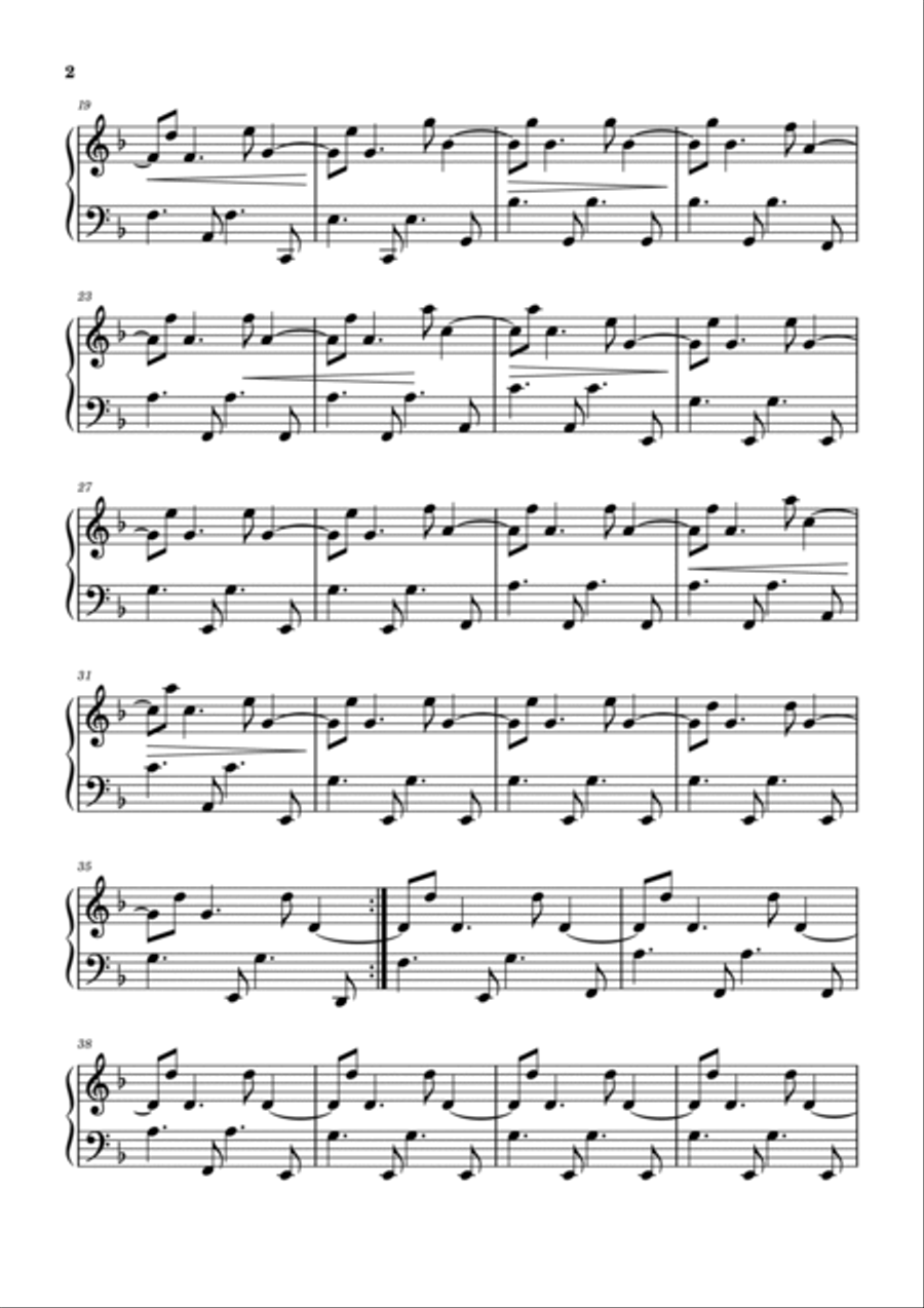 Saudade De Gaia Piano Solo scores gallery preview page 2
