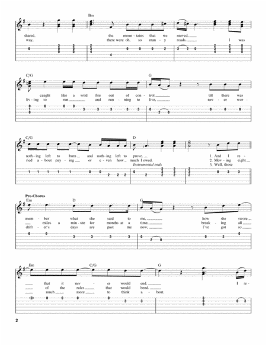 Against The Wind Acoustic Guitar scores gallery preview page 2