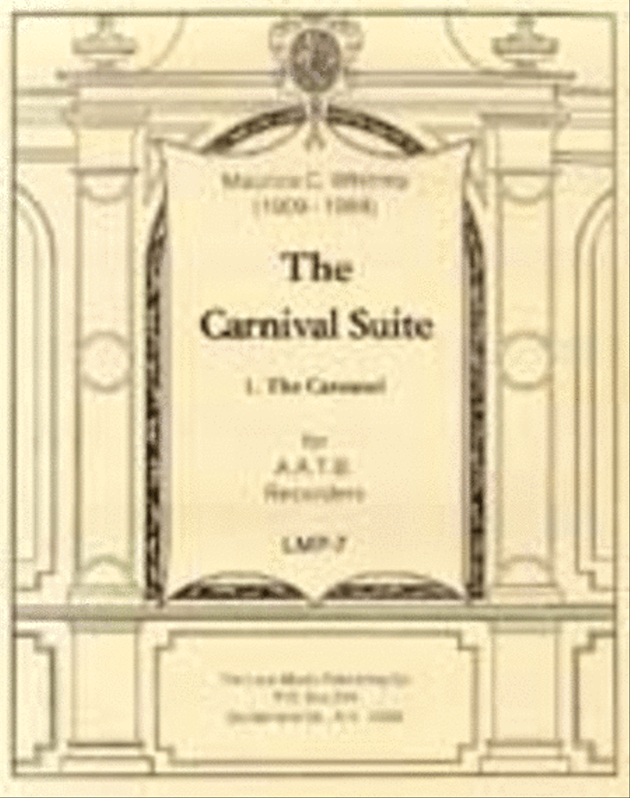 The Carnival Suite 1. The Carousel 4-Part scores gallery preview page 1
