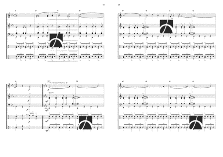 In The Spotlights (Score) Concert Band scores gallery preview page 17